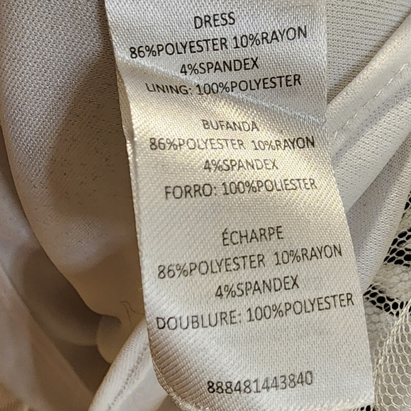 Emely West White and Black Hollidays Girls Velvet Floral detail size Girls 16 - Picture 10 of 13